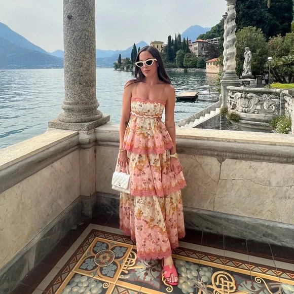 Zimmermann Laurel Frill Midi dress - Picture 1 of 6